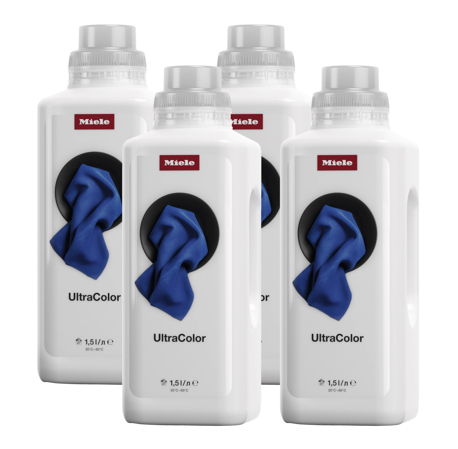 Набор для стирки цветного белья UltraColor Aqua WA UC 1501 L 1,5лх4 шт. Miele купить в Кемерове | Всегда в наличии! | Артикул 12647690 | Официальный сайт