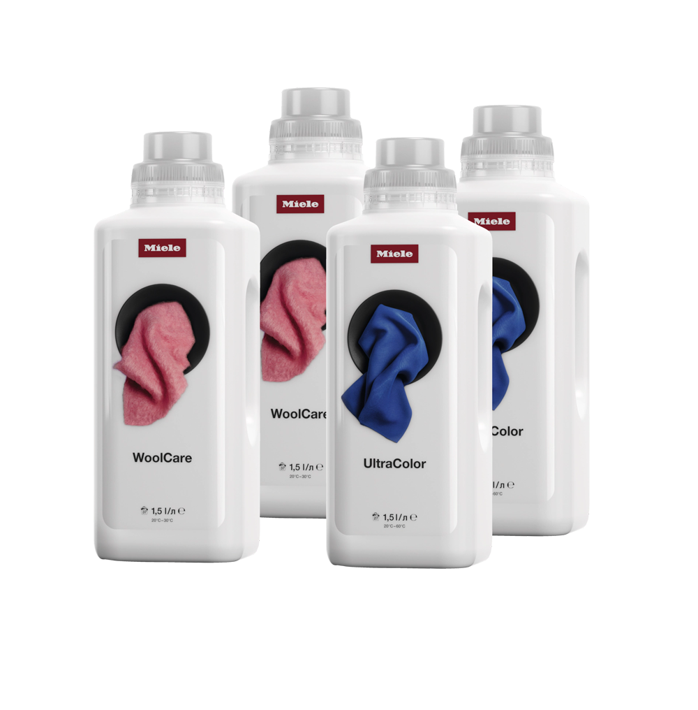 Набор для стирки деликатных тканей и изделий из шерсти WoolCare и цветного белья UltraColor Miele купить в Кемерове | Всегда в наличии! | Артикул 12144770 | Официальный сайт