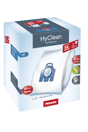 Комплект мешков пылесборников Allergy XL Pack 2 HyClean GN + фильтр HA 50 Miele купить в Кемерове | Всегда в наличии! | Артикул 10632880 | Официальный сайт
